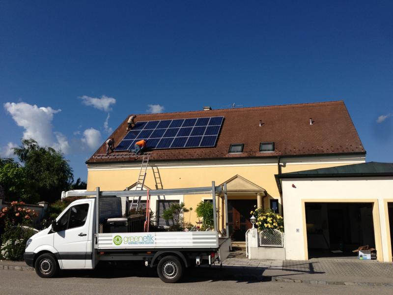 Győrben telepített napelemek